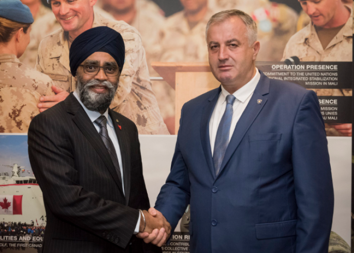 Ministri i Mbrojtjes së Kanadasë: Me Kosovën kemi miqësi të fortë dhe në rritje
