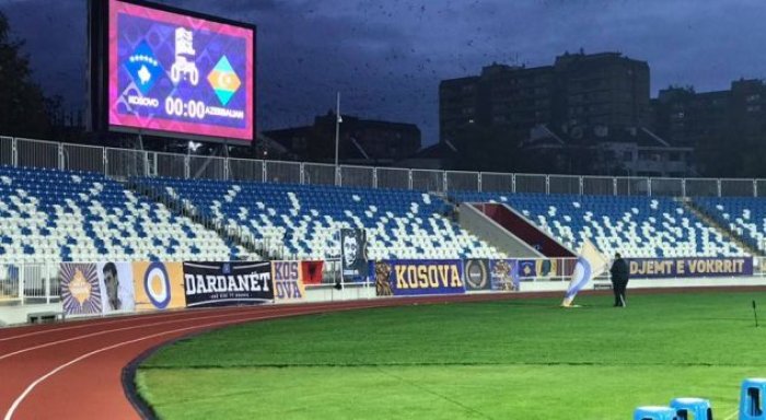 Kjo është gjendja e stadiumit “Fadil Vokrri” para ndeshjes Kosovë-Azerbajxhan