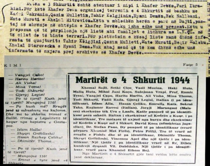 Masakra e 4 shkurtit, historia sipas dëshmisë së nipit të Xhafer Devës para pushkatimit