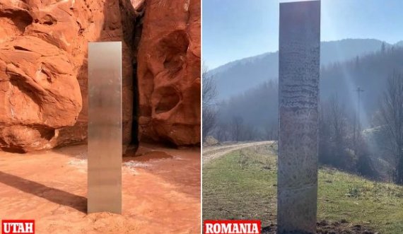 Objekti i çuditshëm zhduket nga Utah, shfaqet në Rumani