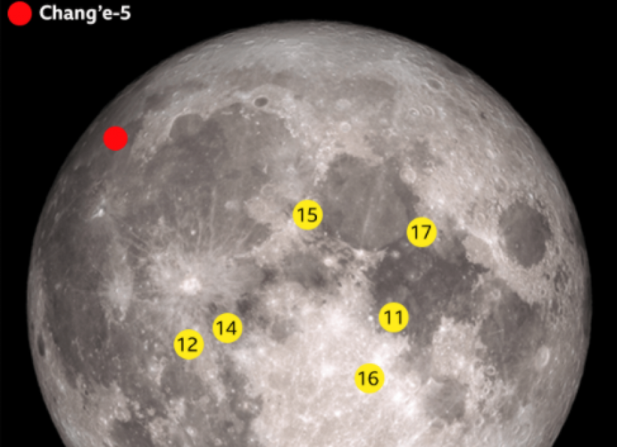 Sonda kineze zbret në Hënë për të mbledhur mostra