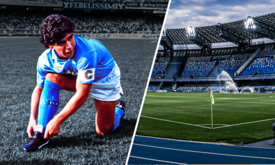 Merret vendimi: Stadiumi i Napolit do ta mbajë emrin “Diego Armando Maradona” nga ndeshja e ardhshme e napolitanëve
