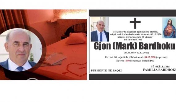 Gjon Bardhoku është gjetur i vdekur në një motel të Gjakovës