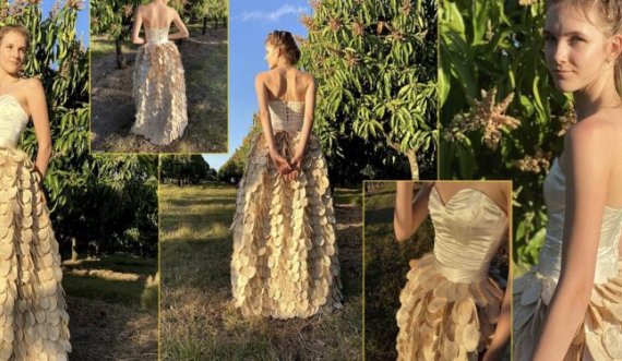Adoloshentja krijon fustanin me 1400 mango