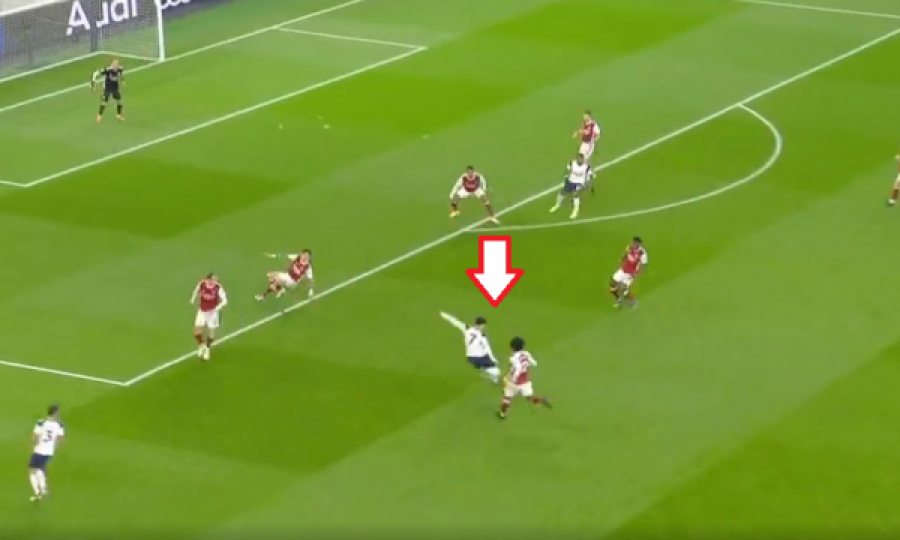 Son i shënon supergol Arsenalit