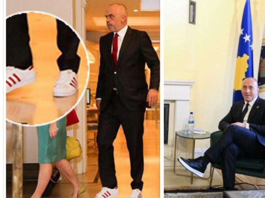 Ramush Haradinaj po e 'kopjon' stilin e Edi Rames, në takime me atlete e kostume