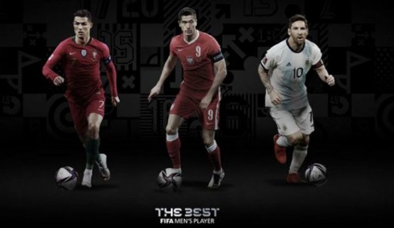  Ronaldo, Messi dhe Lewandowski finalistë të Topit të Artë të FIFA-së