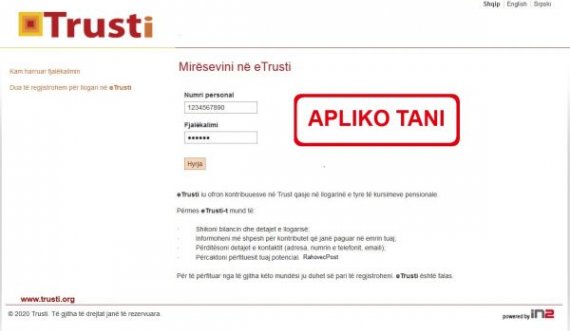 Shkon në 70 mijë numri i aplikuesve për 10% e Trustit