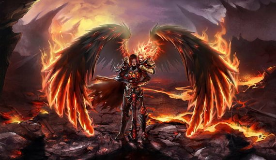 Çka është kjo: Një demon me krahë, një kafshë, apo ndonjë humanoid?