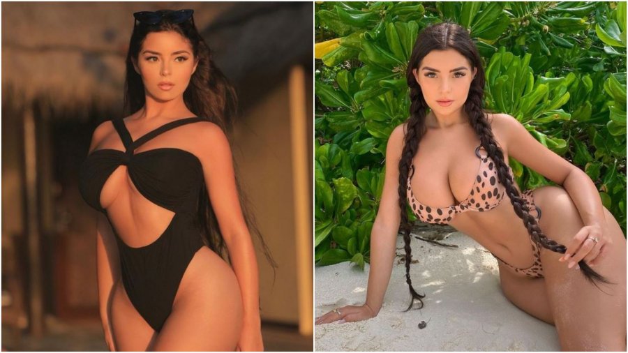 Demi Rose ngre sërish temperaturat, tregon format seksi e veshur me…