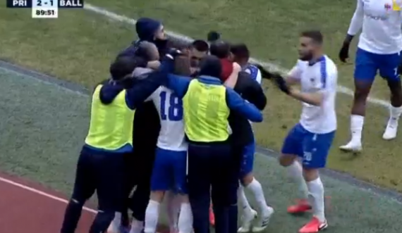 Prishtina e mposht Ballkanin me një penallti të vonshme kontroverse