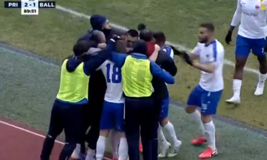 Prishtina e mposht Ballkanin me një penallti të vonshme kontroverse