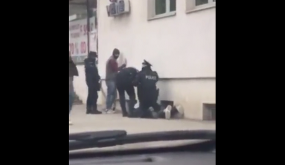 Arrestim në mes të rrugës në Gjilan, polici zë përfundi qytetarin