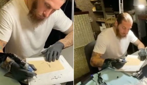 Futbollisti  Sergio  Ramos tani fiton edhe si artist i tatuazheve