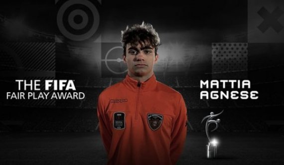 Mattia Agnese fiton çmimin si “lojtari më fer i vitit”