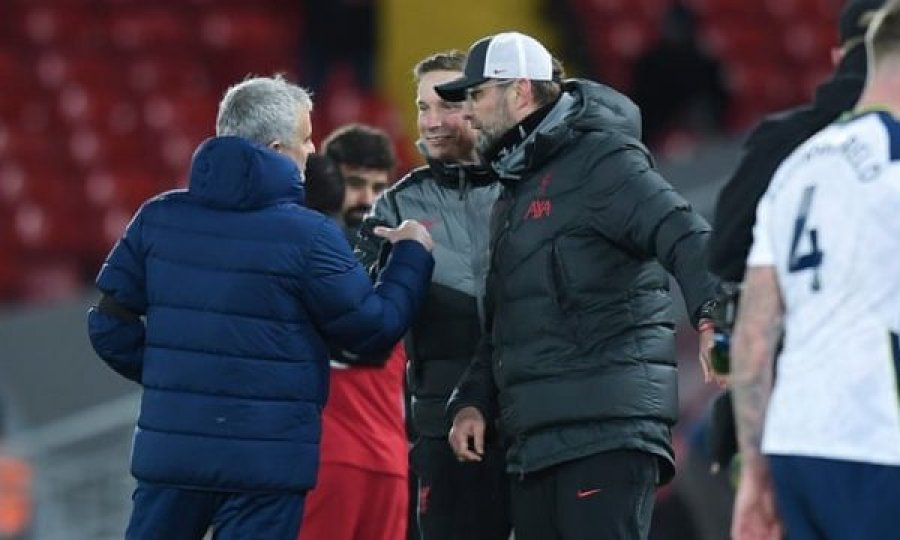 Mourinho zbulon se çfarë i tha Kloppit pas ndeshjes Liverpool-Tottenham