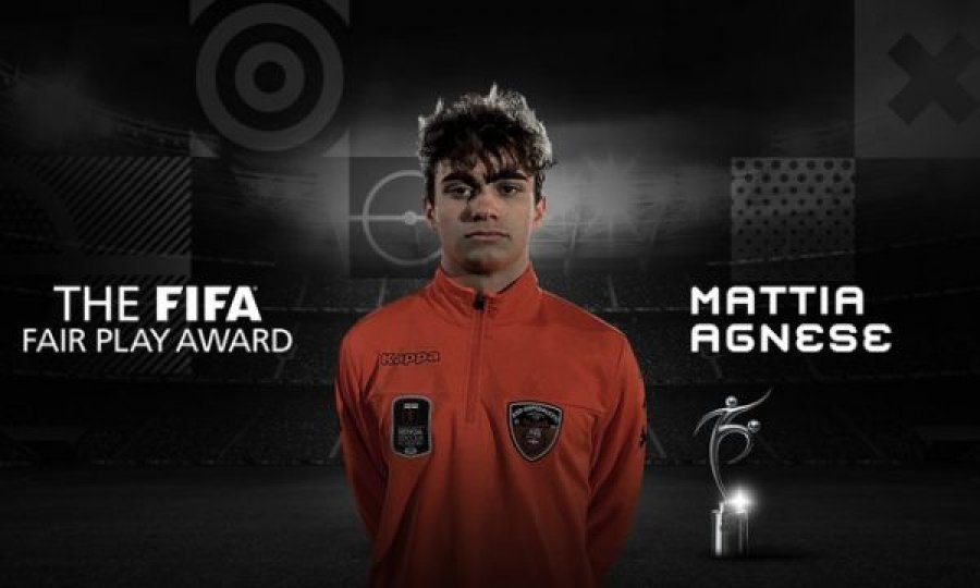 Mattia Agnese fiton çmimin si “lojtari më fer i vitit”