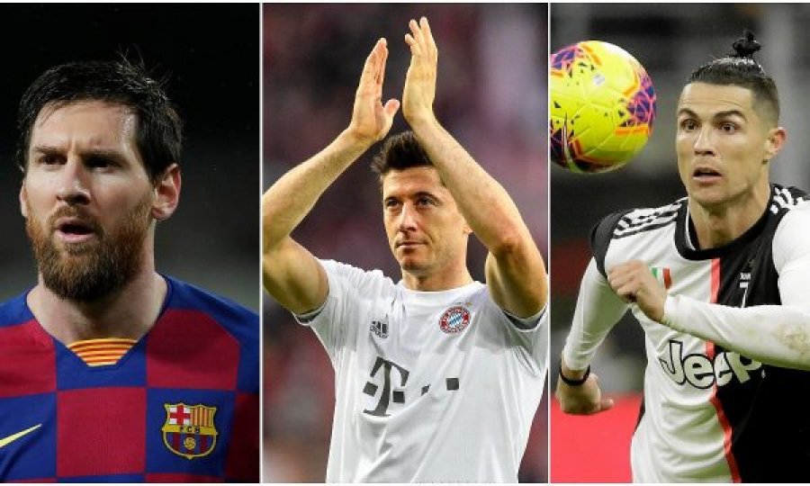 Ronaldo pas Lewandowskit, Messi pas Ronaldos