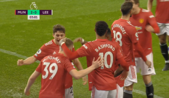  Man United me dy gola brenda tre minutave në “Old Trafford” 