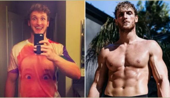 Transformimi i jashtëzakonshëm i Logan Paul para meçit ndaj Floyd Mayweather