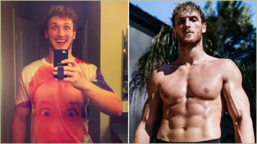 Transformimi i jashtëzakonshëm i Logan Paul para meçit ndaj Floyd Mayweather