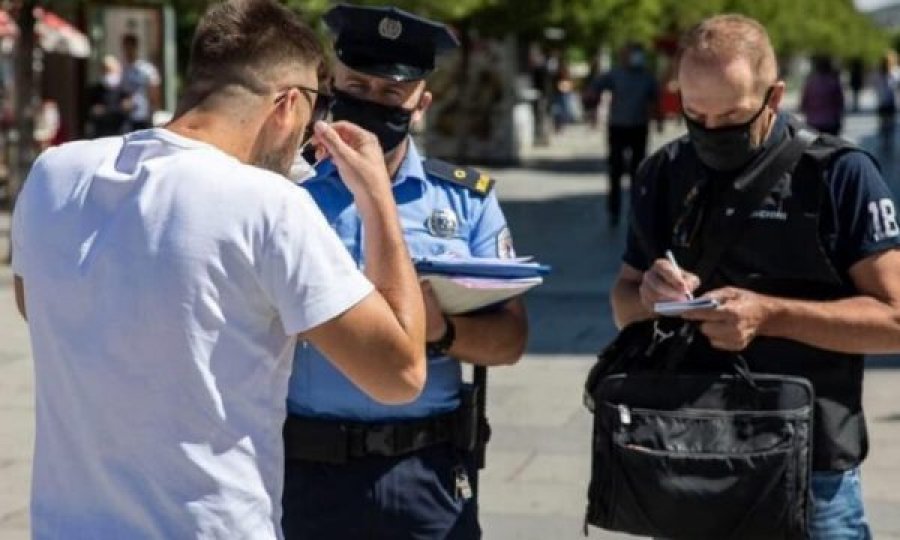 Për një ditë, policia shqipton rreth 400 gjoba për mosrespektim të Ligjit COVID-19