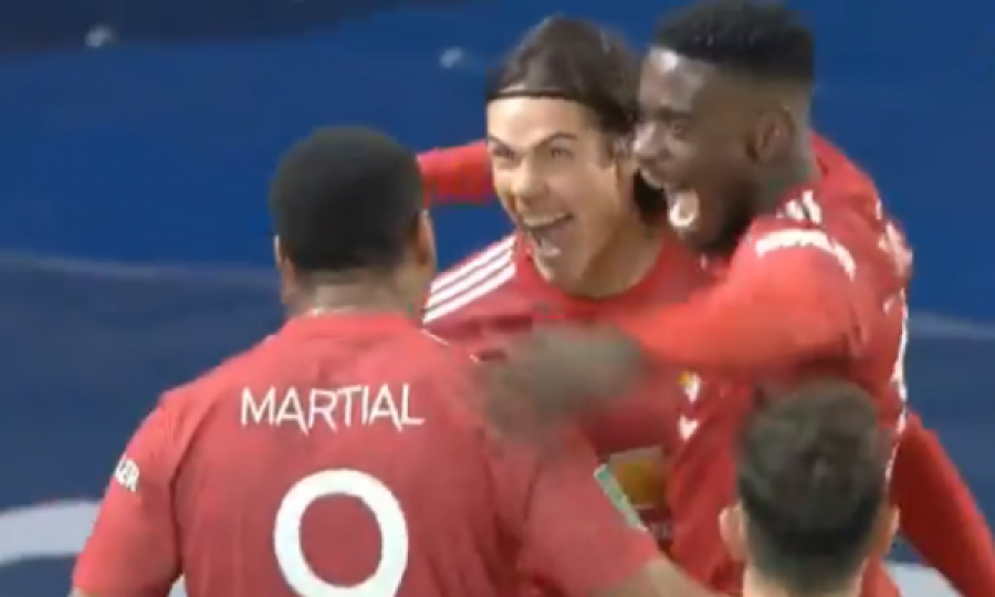Cavani e Martial e kualifikojnë Unitedin në gjysmëfinale të Kupës