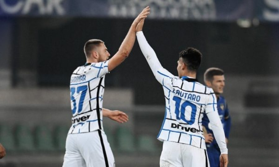 Interi e mbylli vitin 2020 me fitore, rrëmbeu kreun në Serie A