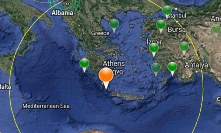 Tërmeti i fortë ‘shkund’ Greqinë
