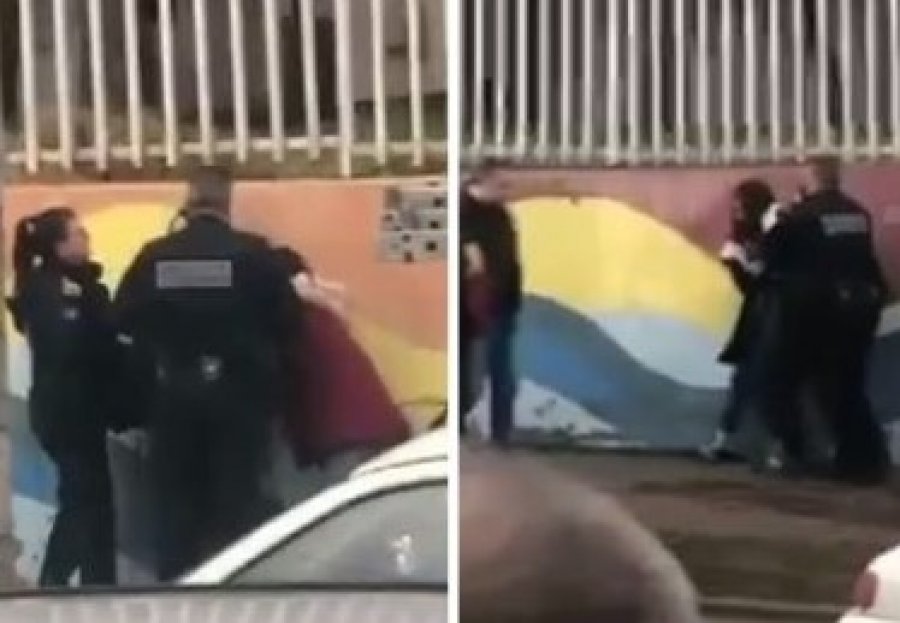 Skandaloze: Policia e Kosoves rrahin brutalisht një vajzë në afërsi të një shkollë në Prishtinë