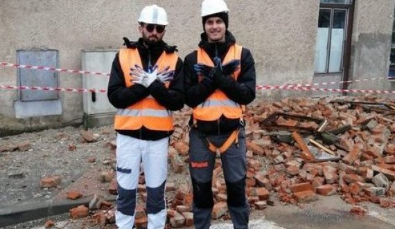  Pas termetit në Kroaci, tre kosovarë vullnetarisht ndihmojnë në pastrimin e rrugëve 