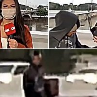 Po raportonte live, gazetarja e CNN plaçkitet nga një person, ia merr dy telefona