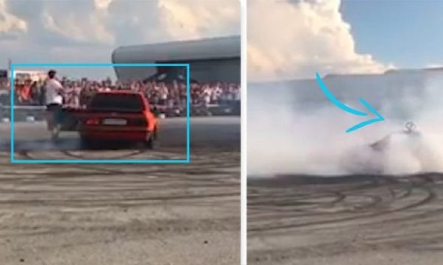 I riu shqiptar ia ‘djeg’ gomat BMW’së: E heqë timonin dhe del nga vetura derisa ishte duke bërë ‘drift’