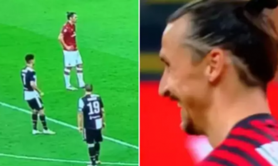 Reagimi i Ibrahimovicit kur Ronaldo tentoi ta shpërqendrojë gjatë penalltisë