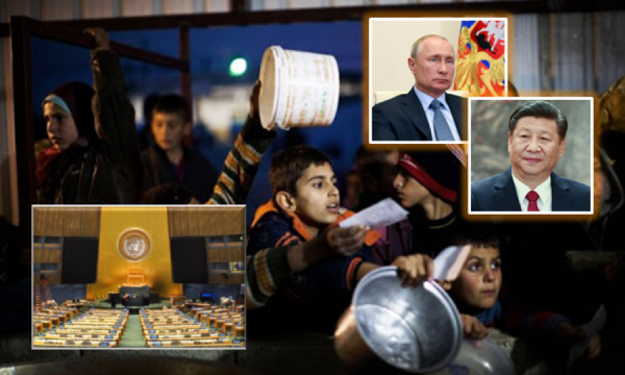 Rusia dhe Kina bllokojnë me veto në OKB ndihmat humanitare për Sirinë