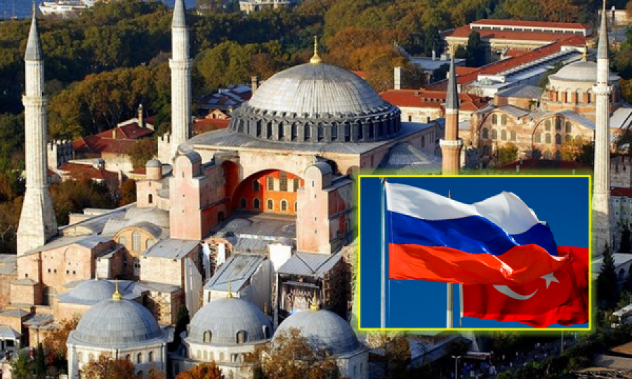Rusia i del në krah Turqisë: Statusi i Hagia Sophia-s është çështje e tyre e brendshme