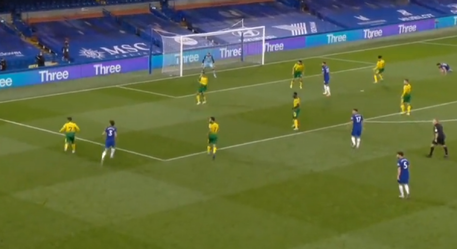  Chelsea në epërsi ndaj Norwich, me gol të bukur 