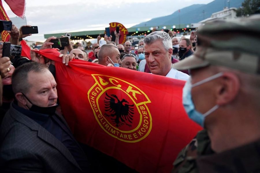  Thaçi deklarohet pas ardhjes në Kosovë 