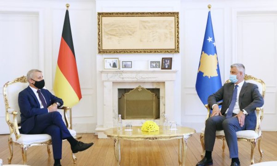 Presidenti Thaçi pret ambasadorin e ri gjerman: Berlini adresë e rëndësishme e Kosovës në Evropë, presim vizat