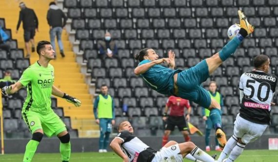 Ibrahimovic e frymëzon Milanin drejt triumfit kundër Udineses