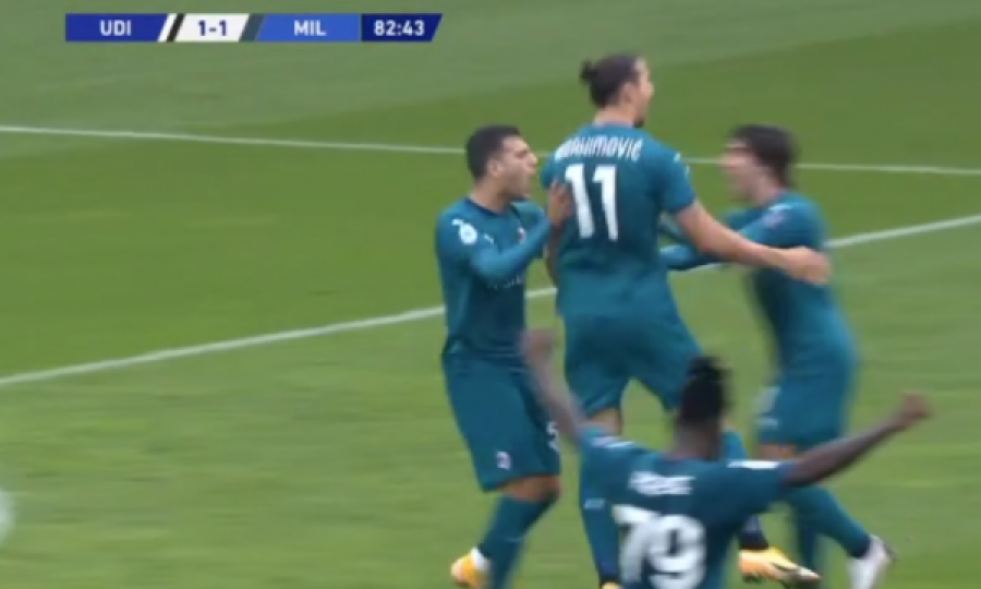 Ibrahimovic e kthen Milanin në epërsi me gol të mrekullueshëm