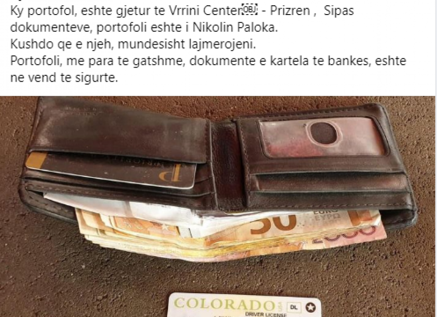 Qytetarit i humb kuleta me para në Prizren, publikohet vendi se ku mund ta gjejë