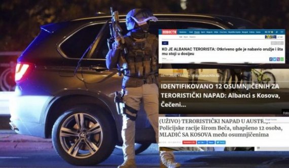 Raportimet e mediave serbe: Terroristët në Vjenë janë shqiptarë