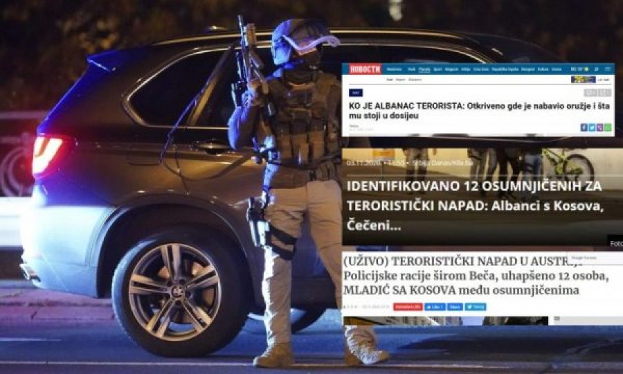 Raportimet e mediave serbe: Terroristët në Vjenë janë shqiptarë