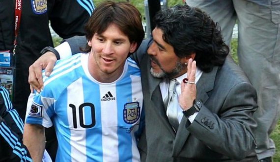 Messi me mesazh emocionues për Maradonën, pas operacionit në tru