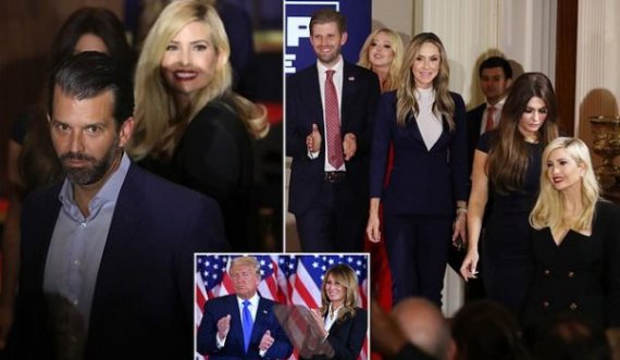 Foto brenda Shtëpisë së Bardhë, kështu po i presin rezultatet familja Trump