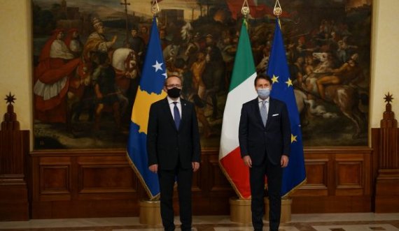  Hoti në Romë, takohet me kryeministrin e Italisë 