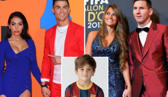 E dashura e Ronaldos, Georgina i lë koment të ëmbël djalit të Messit, Thiag