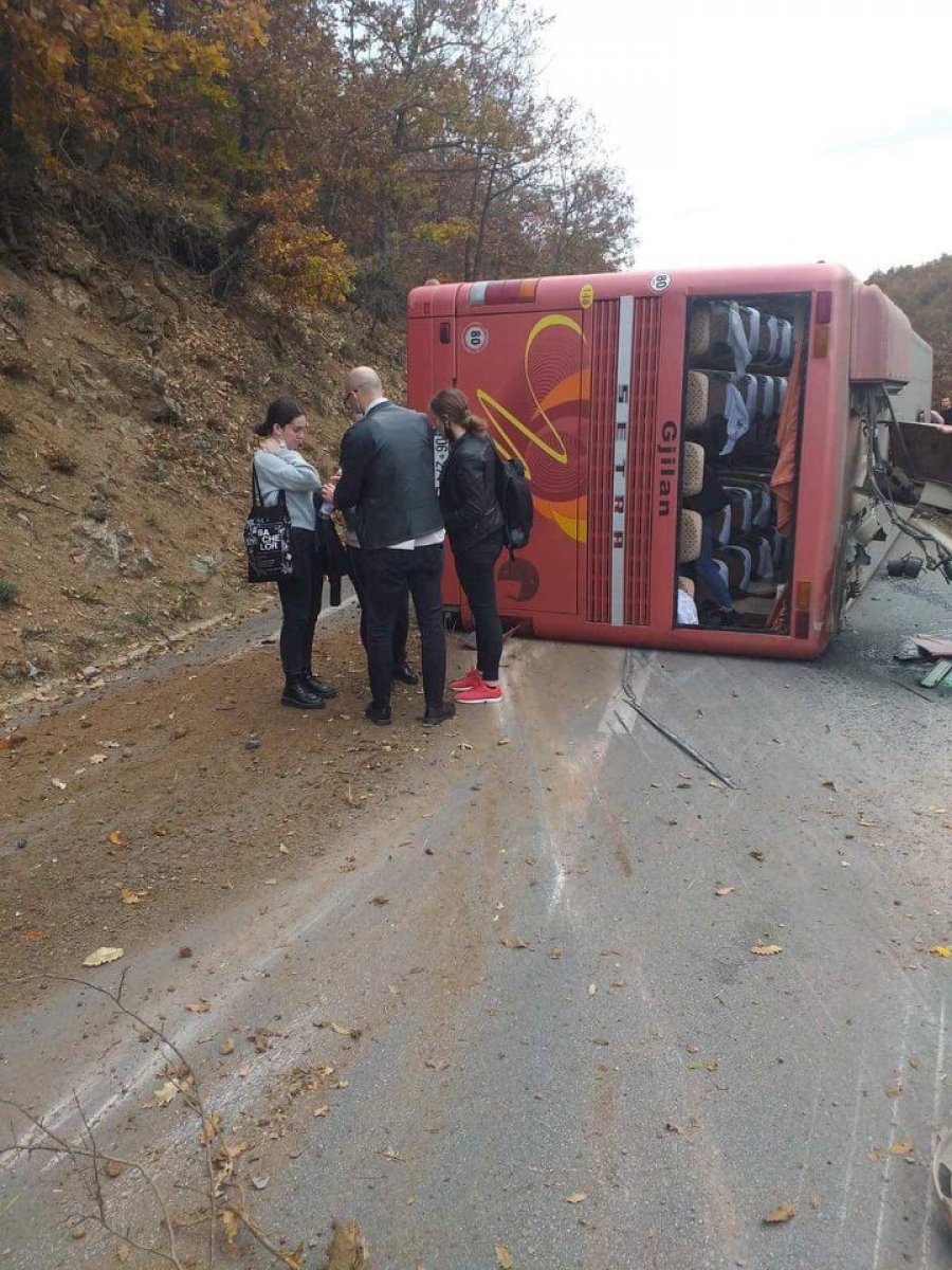 Aksident i rëndë në rrugën Prishtinë-Gjilan me të lënduar