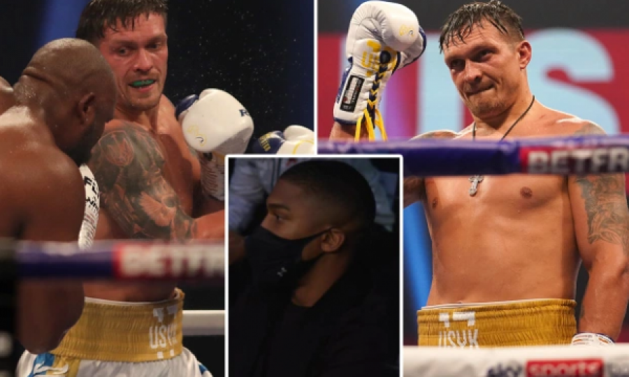 Joshua zbulon pse ishte i pranishëm në arenë për ta parë meçin Chisora-Usyk